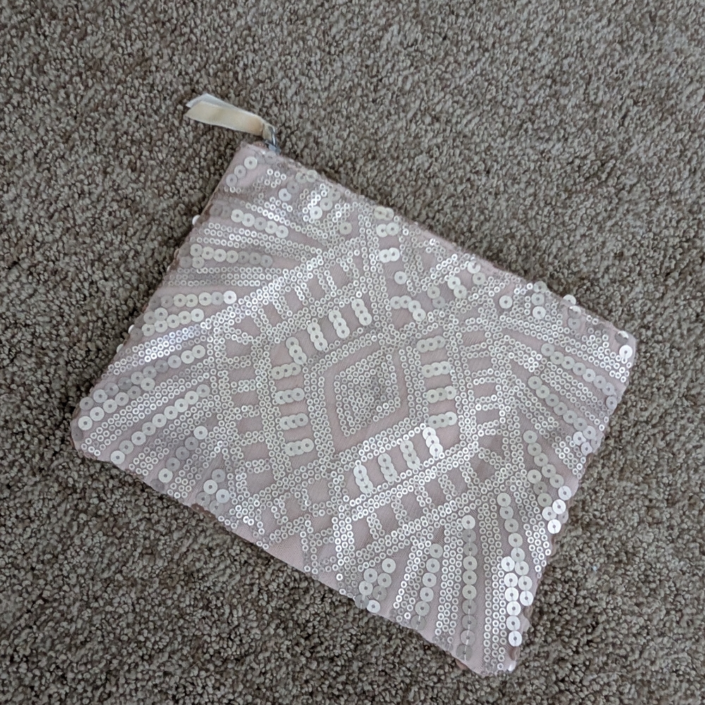 Sequin Embellished Clutch